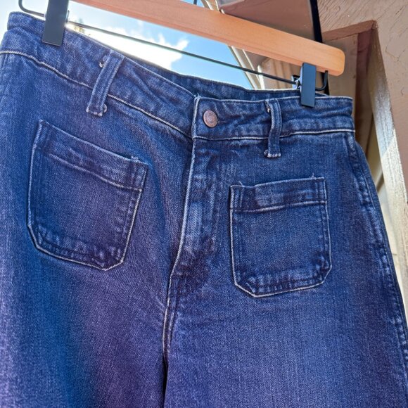 Old Navy Blue Flare & Wide Leg Jeans - Picture 5 of 10